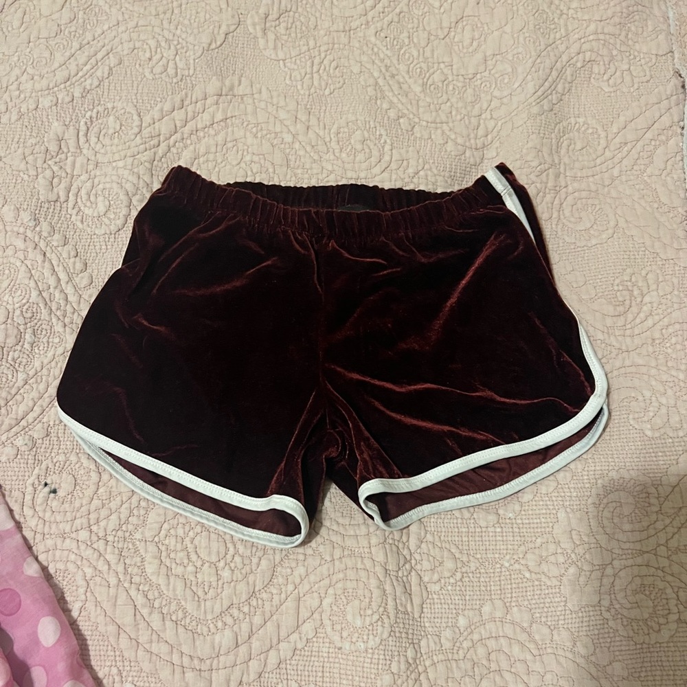 Burgundy valor shorts